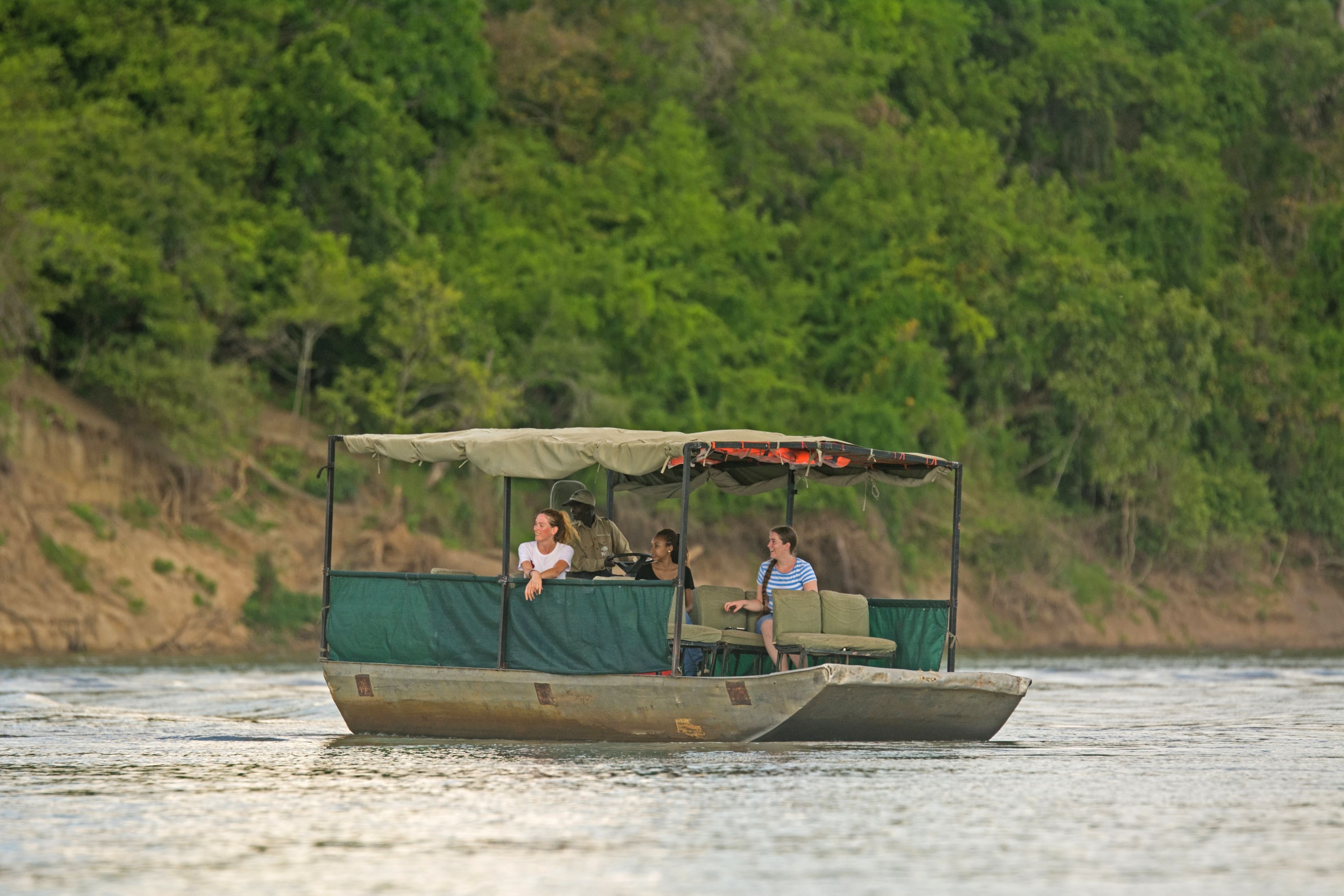 Boat safari in Selous
